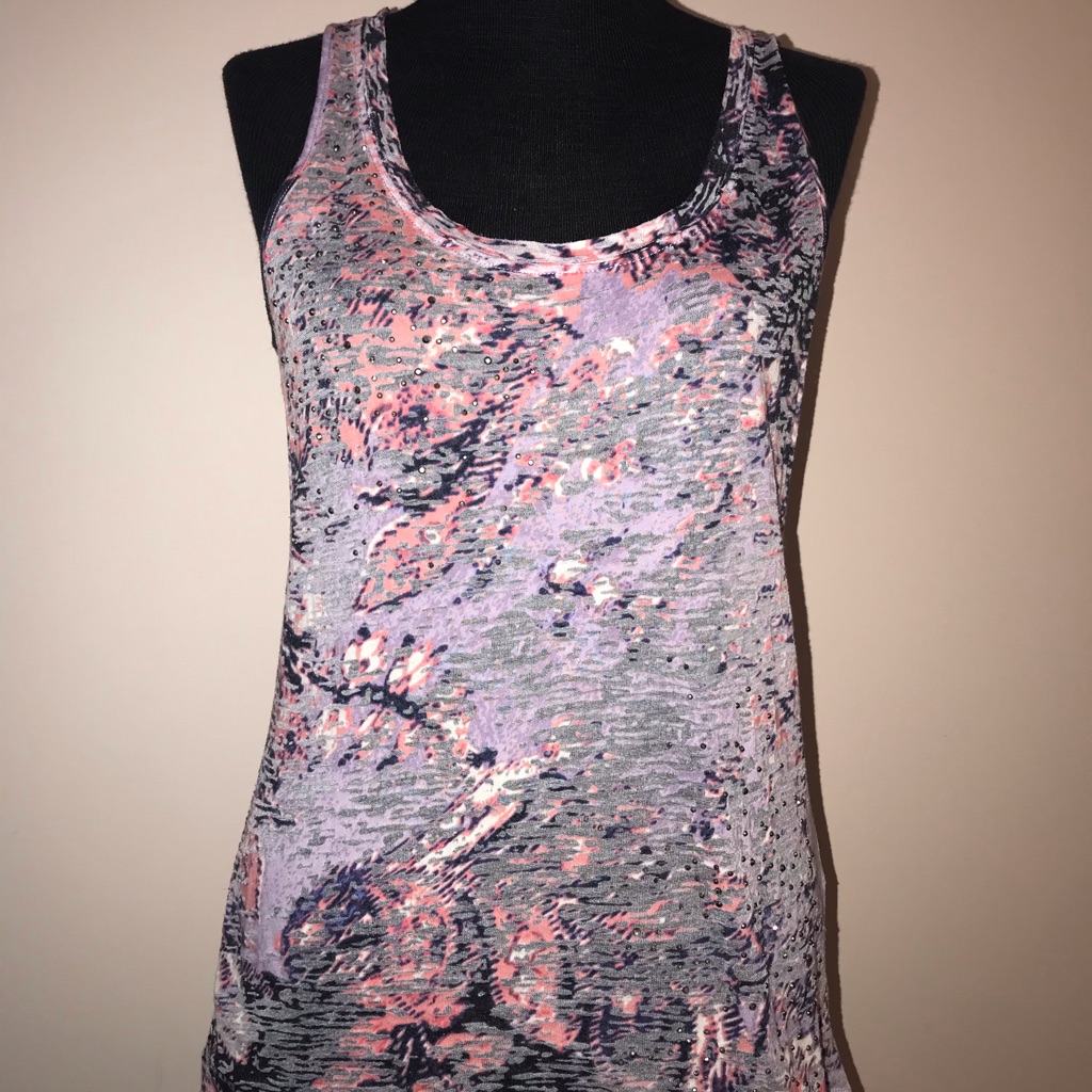 Calvin Klein Multi Color Swirl Design&Stud Accents